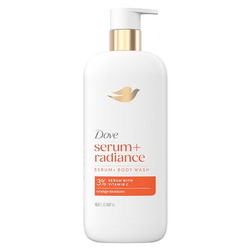 Dove Exfoliating Body Wash Glow Recharge Energizes & illuminates skin 3% brightening serum with vitamin C 18.5 oz Beauty & Personal Care Dove