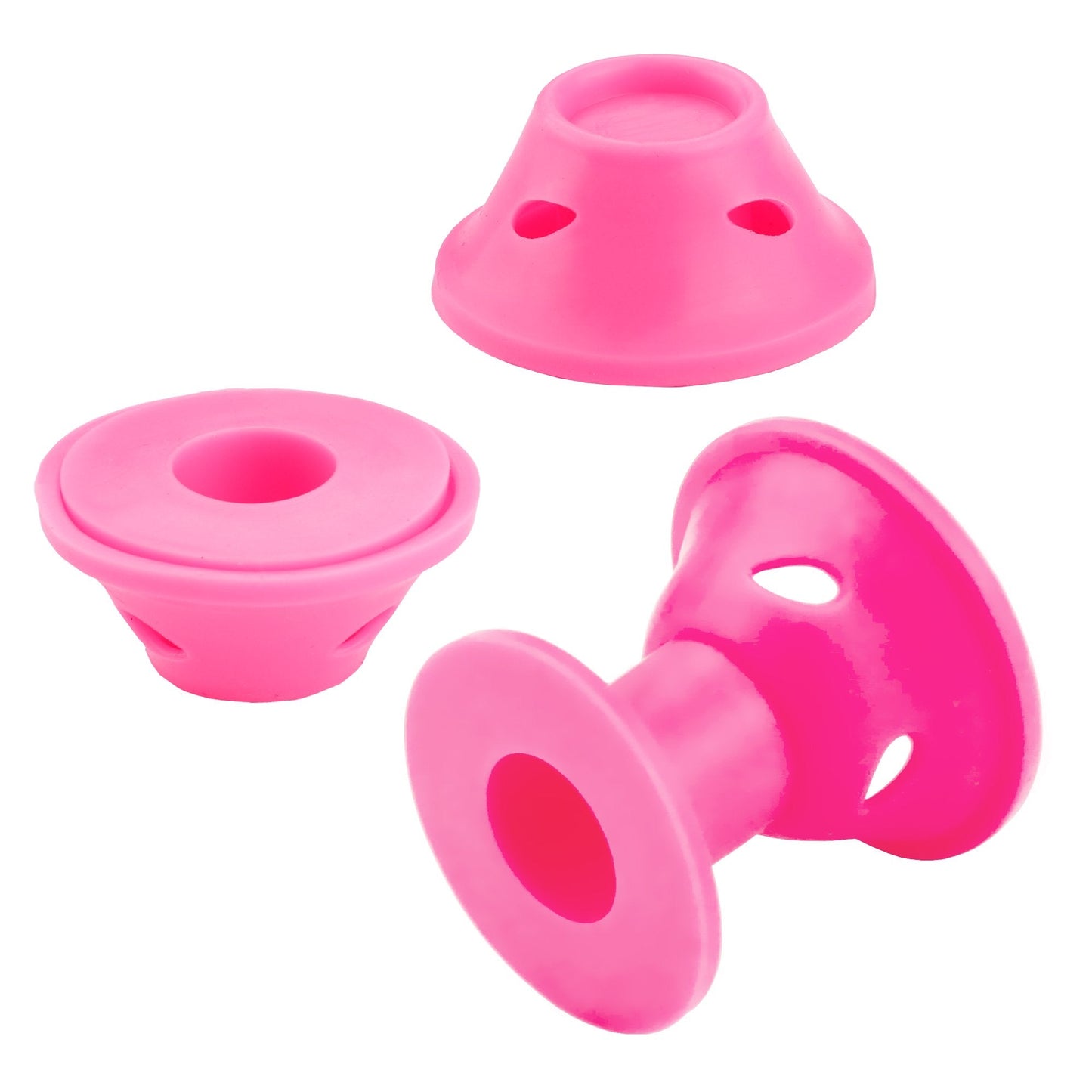 JANYUN 40 Pcs Pink Magic Hair Rollers Include 20pcs Large Silicone Curlers and 20pcs Small Silicone Curlers Beauty & Personal Care JANYUN
