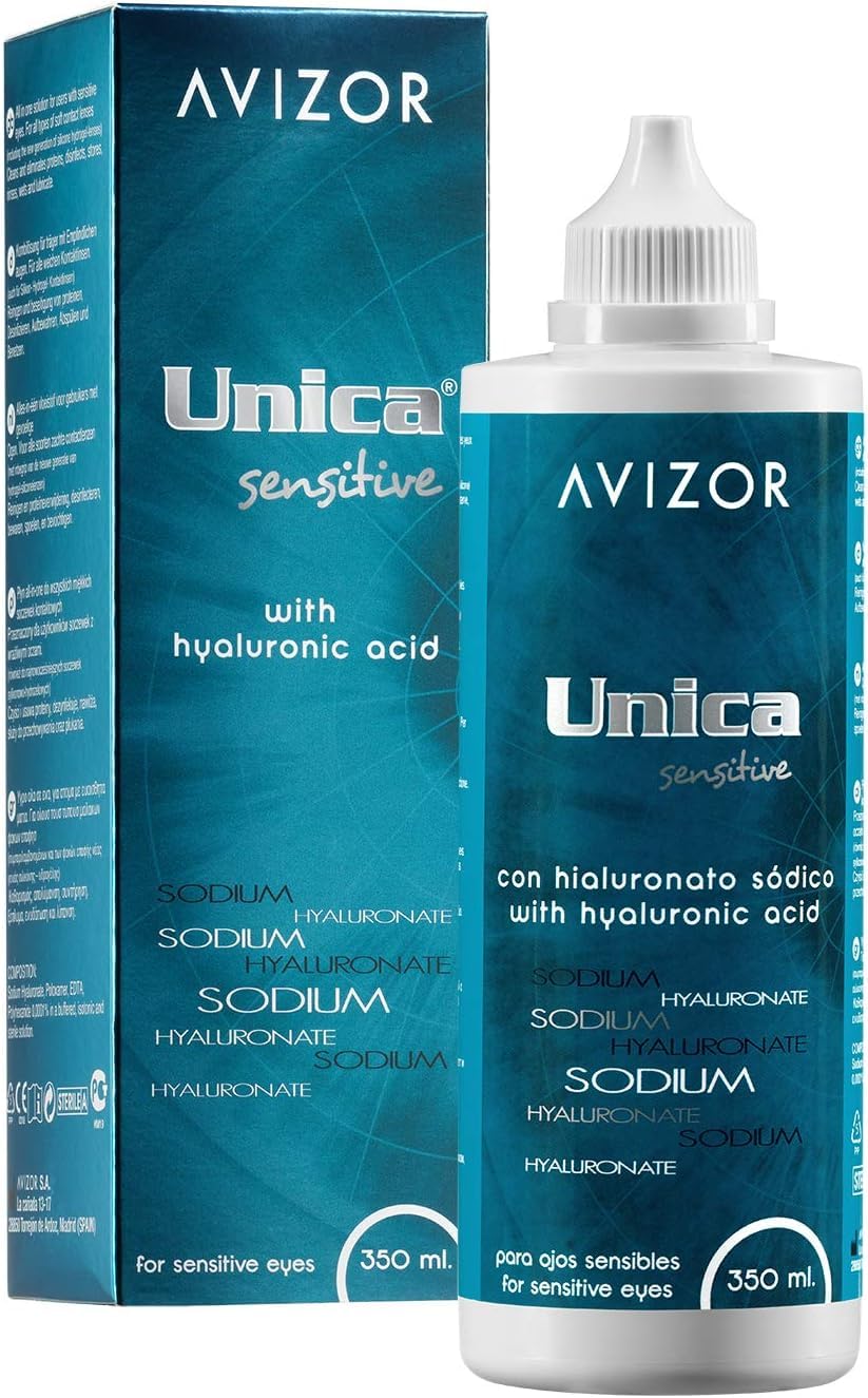 Avizor Unica Sensitive 350ml Contact Lens Solution Beauty and Personal Care Avizor