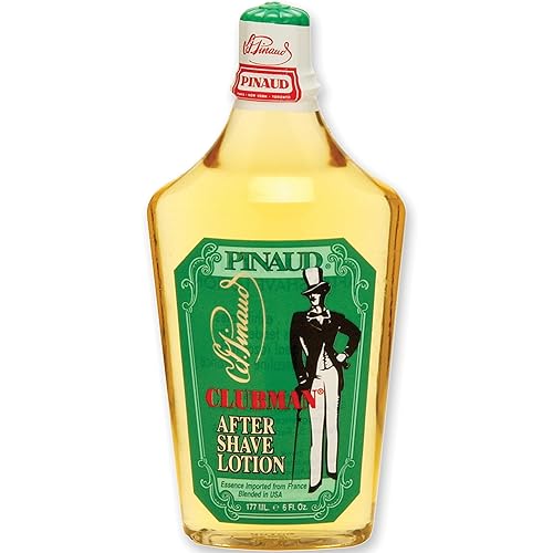 Clubman Pinaud After Shave Lotion, Classic Men’s Aftershave, Cools, Soothes, & Refreshes Skin with Signature Masculine Scent, 6 fl oz, 1-pack Beauty & Personal Care Clubman