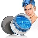 BeeShine Hair Coloring Wax, Blue Disposable Instant Matte Hairstyle Mud Cream Hair Pomades for Kids Men Women to Cosplay Nightclub Masquerade Beauty & Personal Care BeeShine