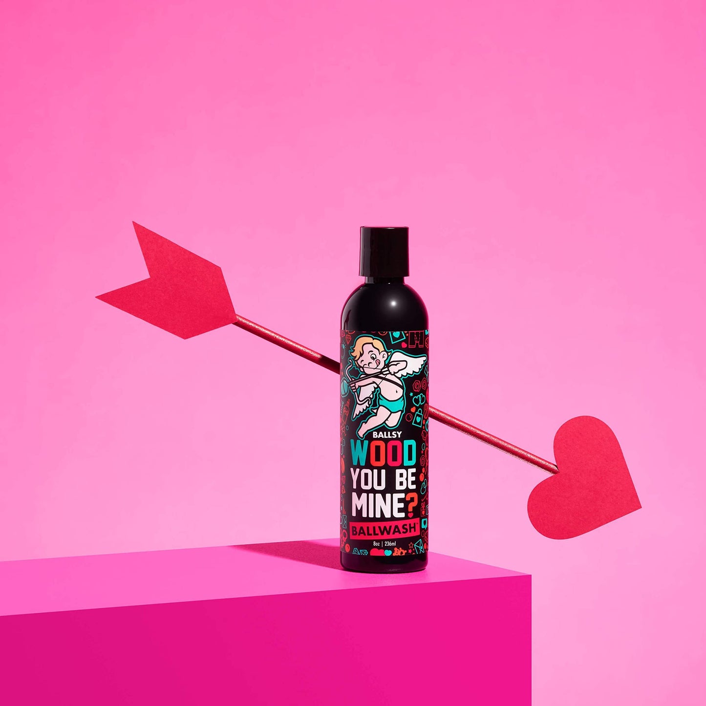 Ballsy Ballwash Wood You Be Mine Charcoal Body Wash for Men, Soap, Moisturizing, Shower Gel, w/Coconut Oil and Aloe Vera, Drift & Dunes Scent, 8 Fl oz Beauty & Personal Care Ballsy