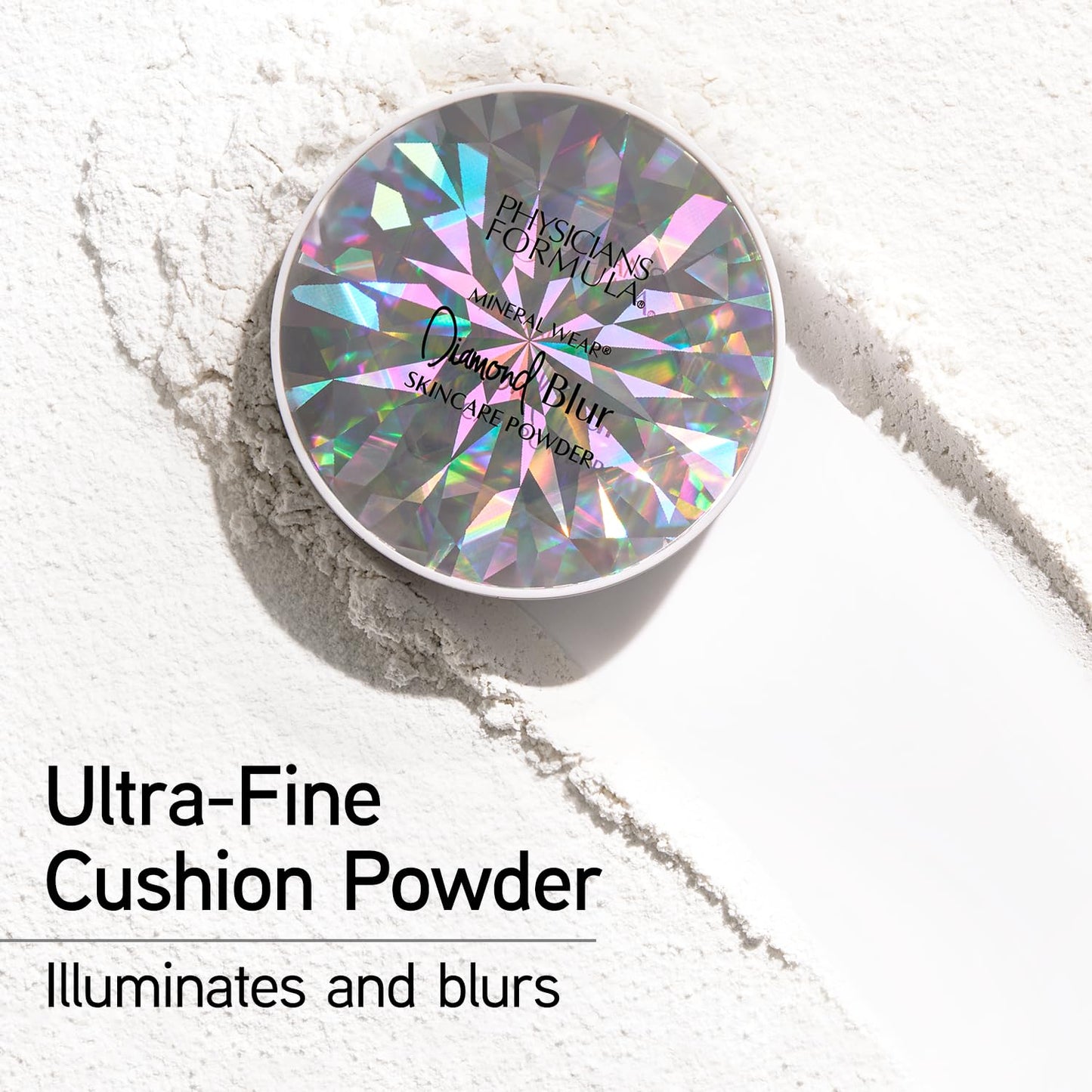 Physicians Formula Mineral Wear®Diamond Blur Skincare Cushion Powder, Blurring & Pore Diffusing Long Lasting Matte Finish Face Powder, Talc-Free Beauty & Personal Care Physicians Formula