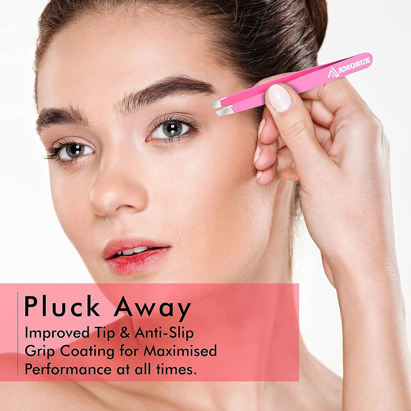 Amorux Eyebrow Tweezers For Women Facial Hair Professional hair removal Stainless Steel Tweezers for Ingrown Facial Hair, Splinter, and Daily Beauty Beauty and Personal Care R.A