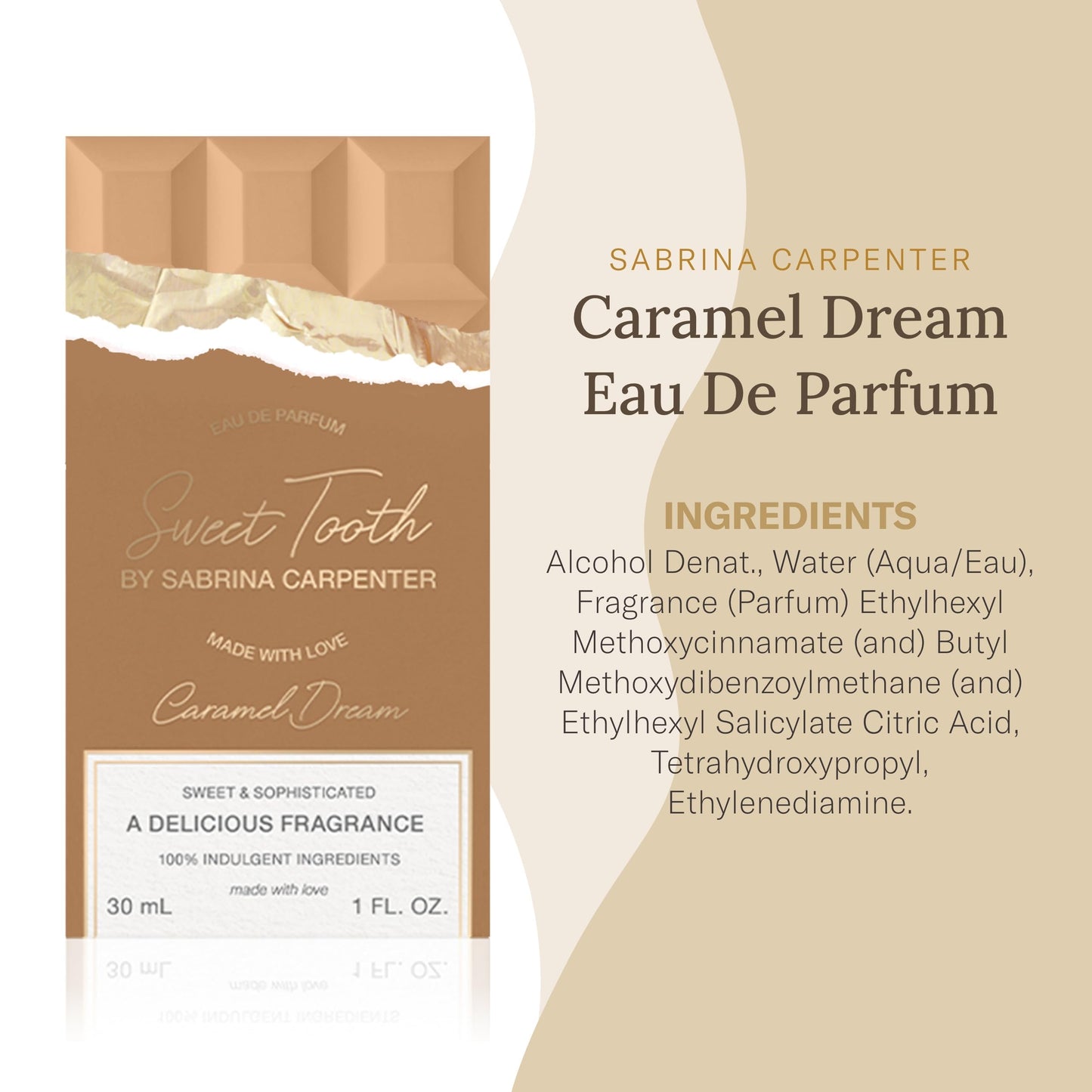Sabrina Carpenter Eau de Parfum - Caramel Dream - 1 fl oz Beauty & Personal Care SCENT BEAUTY