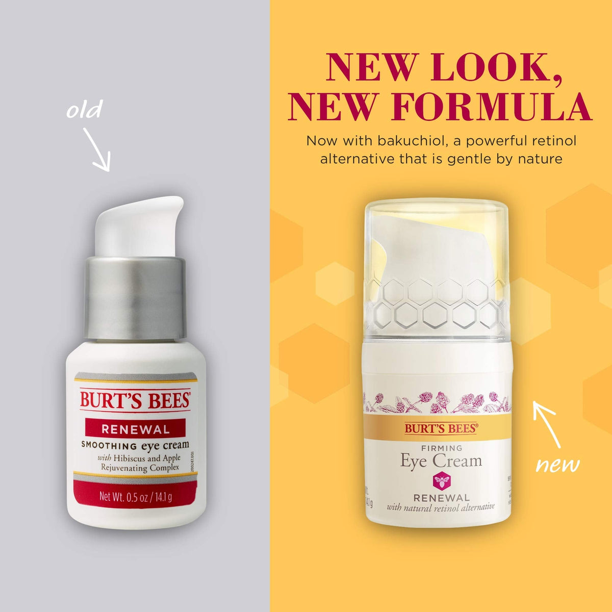Burt's Bees Renewal Smoothing Eye Cream, Firming Eye Cream, Hibiscus 0.58 Ounce Beauty & Personal Care Burt's Bees