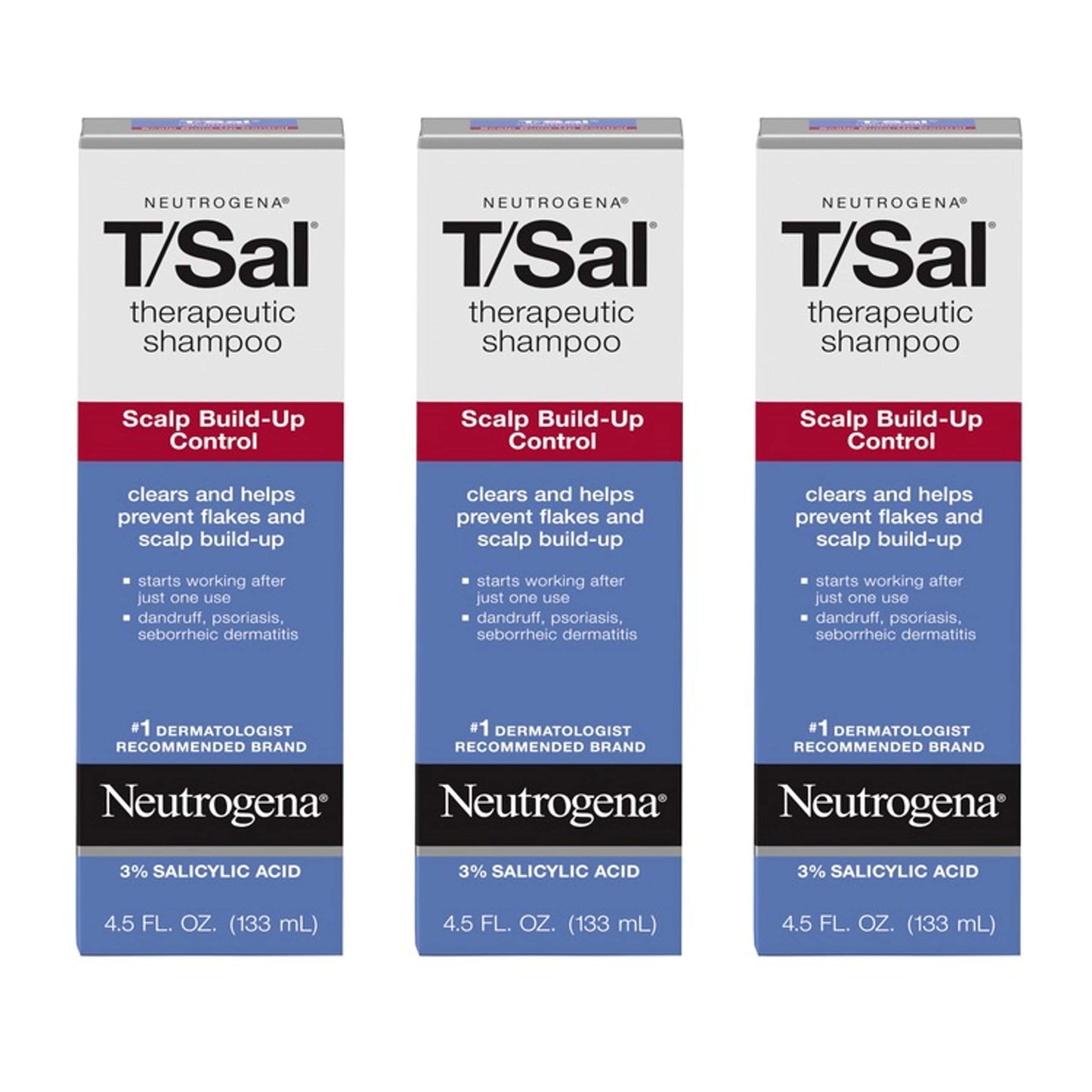 Neutrogena T/Sal Therapeutic Scalp Shampoo for Scalp Build-Up Control with 3% Salicylic Acid, Scalp Treatment for Dandruff, Scalp Psoriasis Beauty & Personal Care Neutrogena