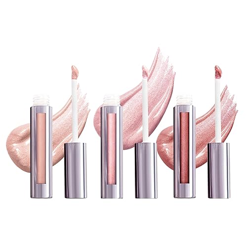 Runway Rogue LuxGloss Lip Gloss Trio, High-Pigment Shimmer Lip Gloss Set, (‘Photo Filter’, ‘Catwalk’, ‘Strike a Pose’) Beauty & Personal Care Runway Rogue
