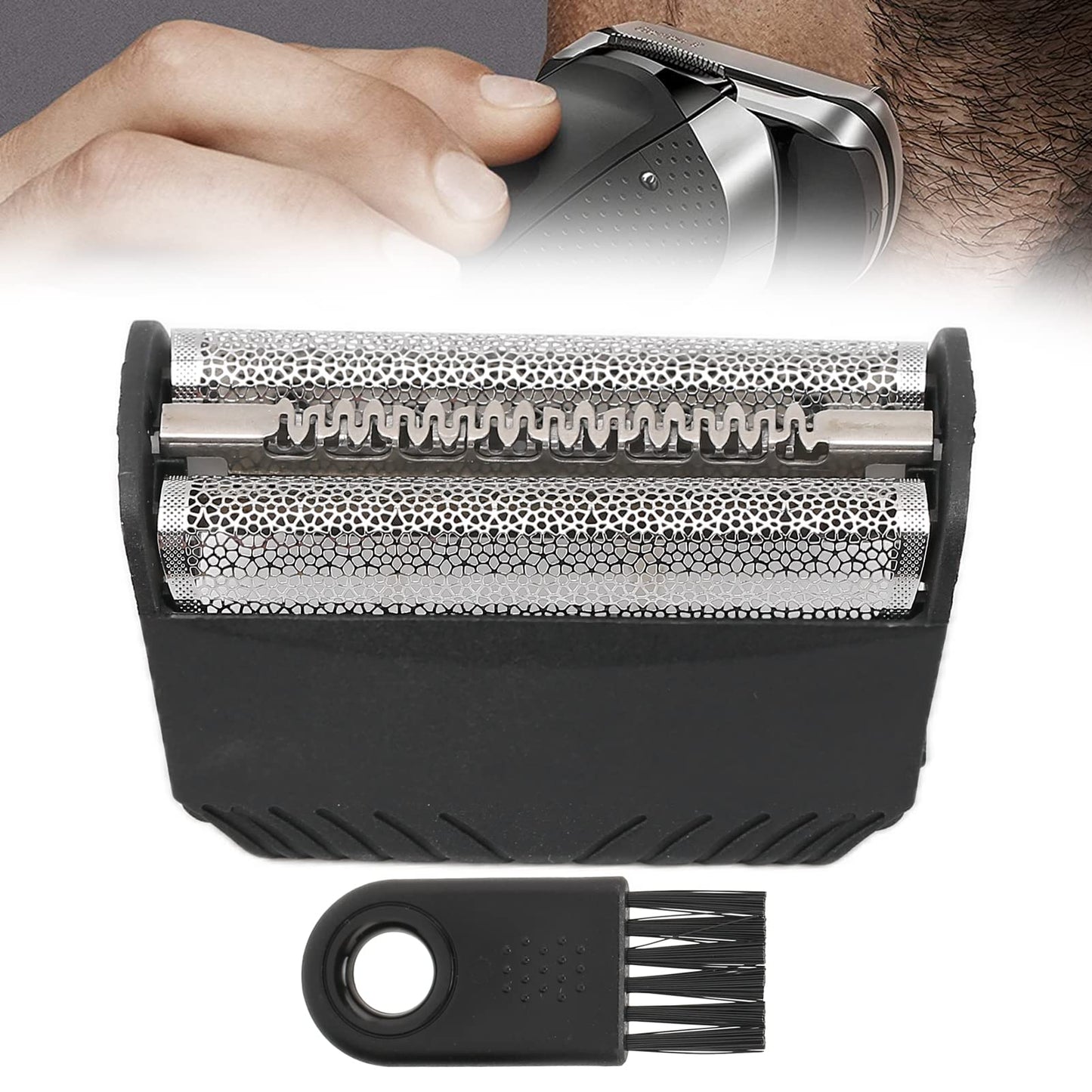 Wadukud 30b Replacement Head Foil & Cutter Parts with Cleaning Brush, Compatible for B-Raun Series 3 7000 4000 5000 Series Men's Shaver Head Beauty and Personal Care Wadukud