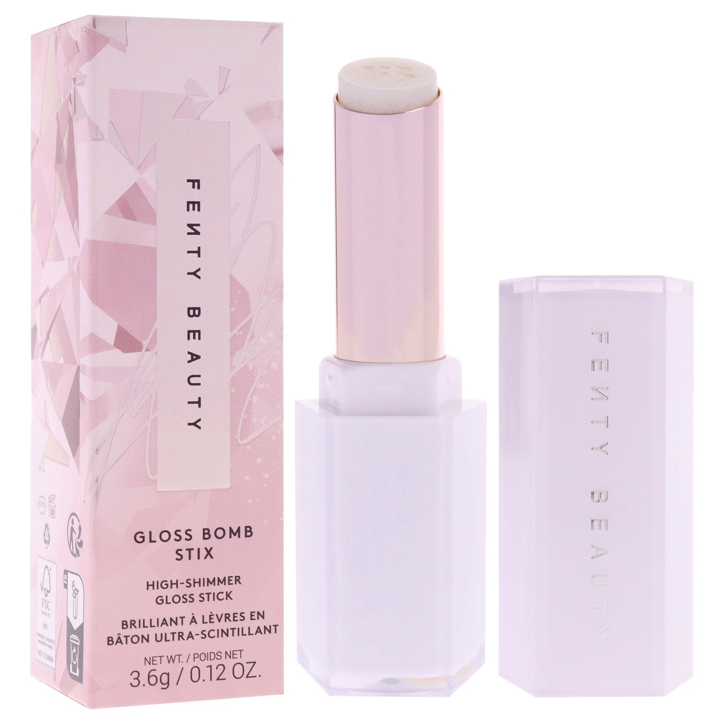 Gloss Bomb Stix Shimmer - How Many Carats by Fenty Beauty for Women - 0.12 oz Lipstick Beauty & Personal Care FENTY BEAUTY