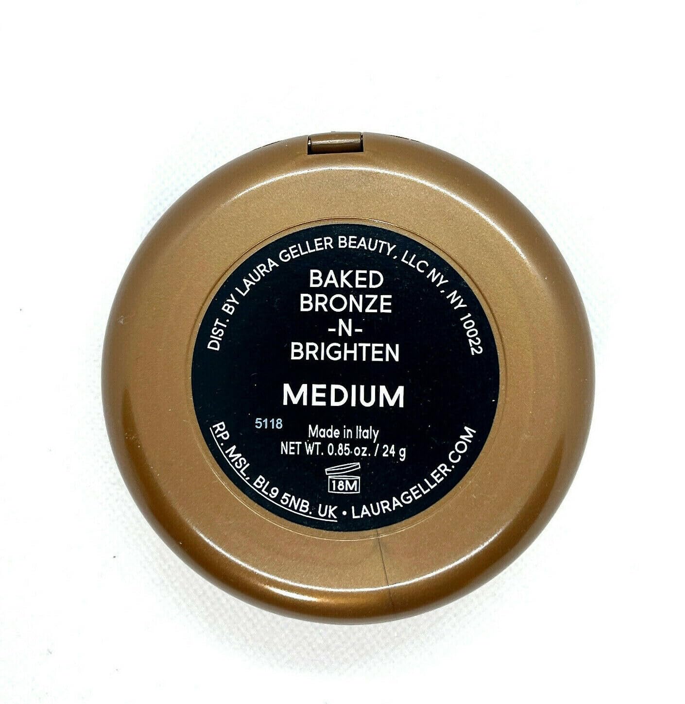 NIB Laura Geller Baked Bronze-n-Brighten Powder Medium Jumbo Size 0.85 oz Beauty & Personal Care LAURA GELLER NEW YORK