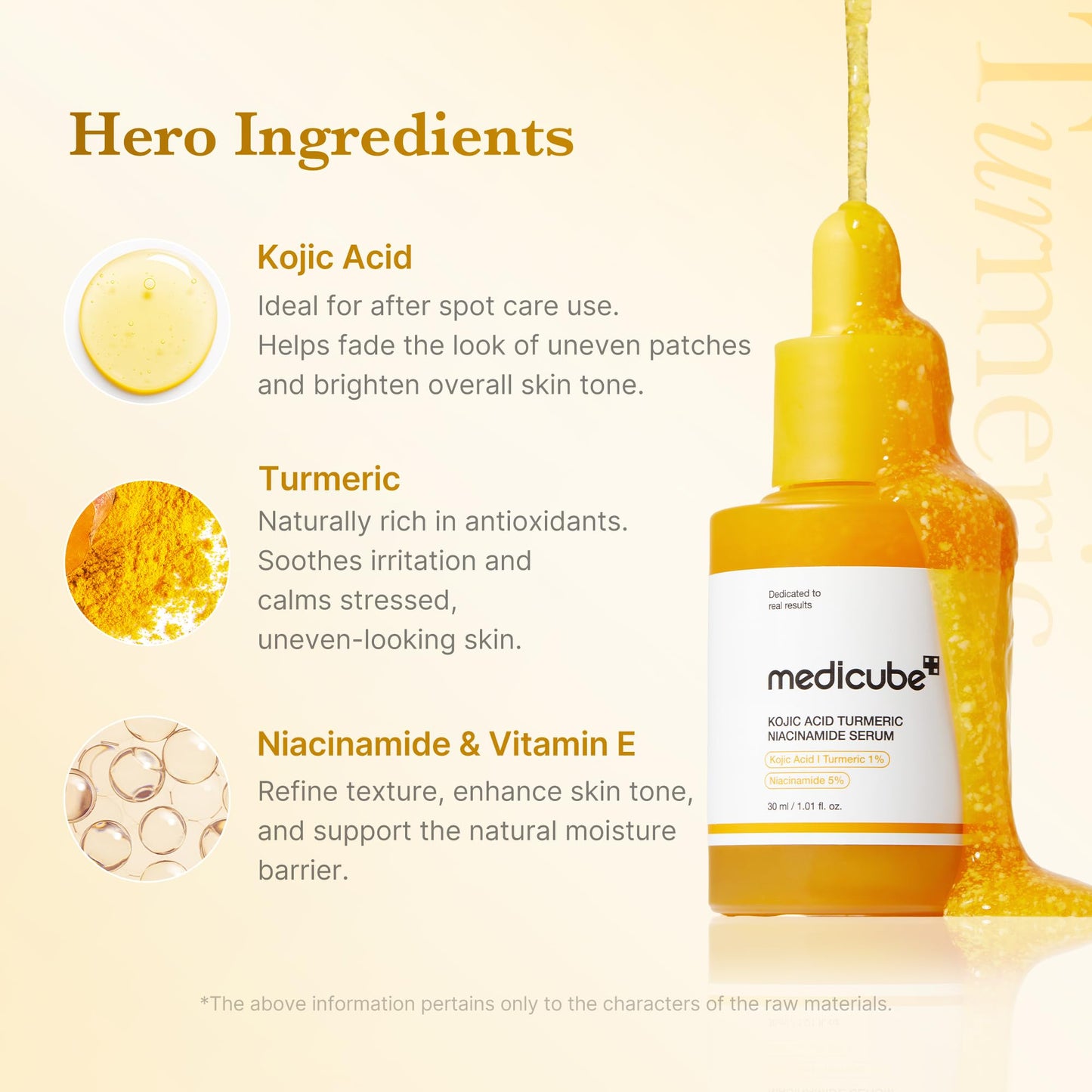 medicube Kojic Acid Turmeric Clarifying & Balancing Capsule Serum for Troubled Skin | Soothing & Brightening Facial Serum | Niacinamide & Glow Beauty and Personal Care medicube