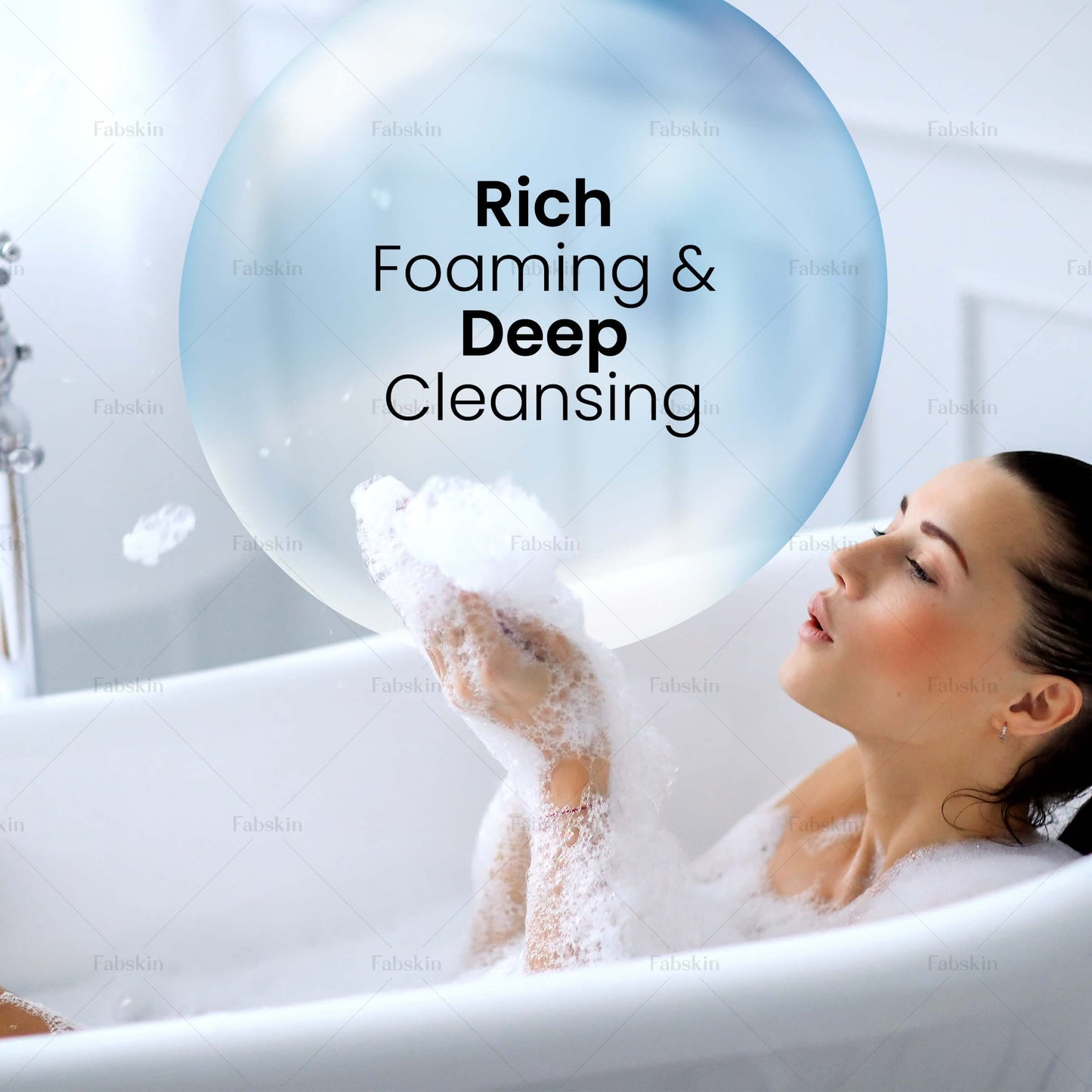 Fabskin Luxury Back Scrubber Loofah Belt for Bathing For Men and Women - Strechable 9 Knots Bath Sponge (PEACH) Beauty and Personal Care FABSKIN