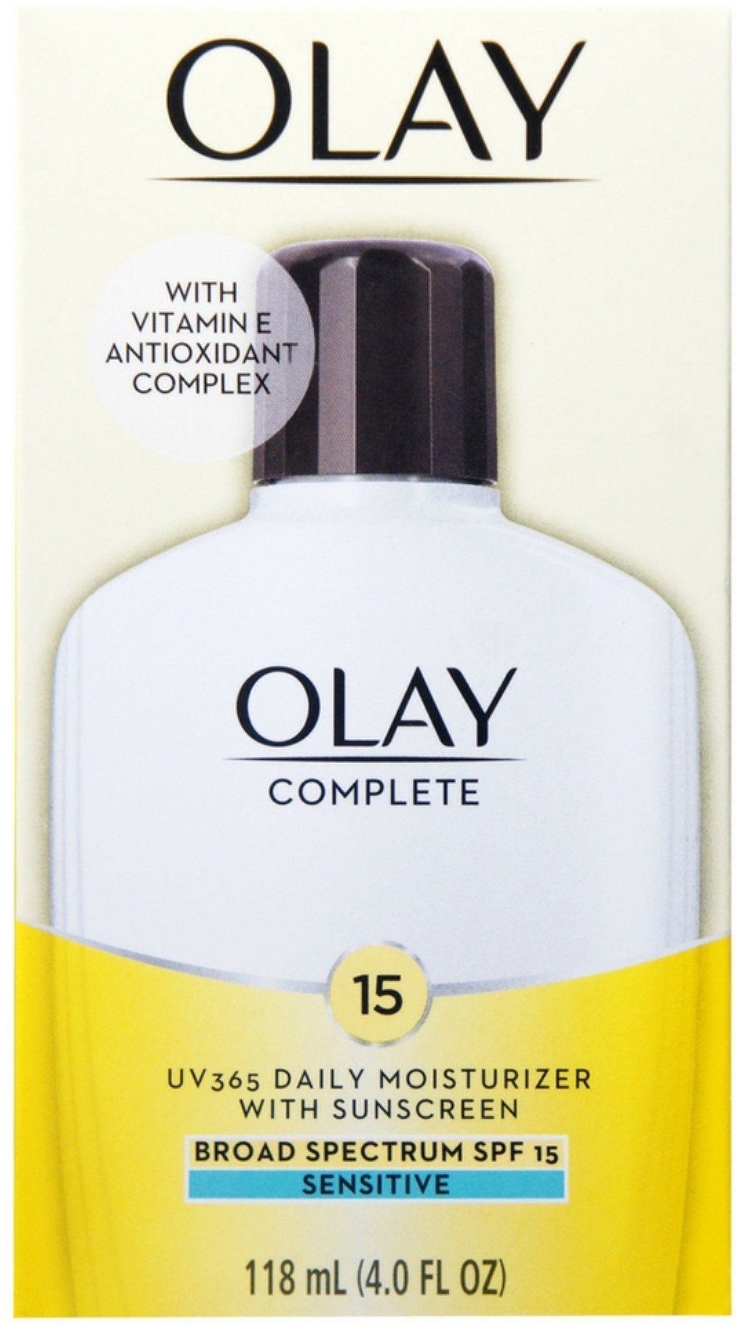 OLAY Complete All Day Moisturizer & Sunscreen SPF 15, Sensitive 4oz, 4 Pack Beauty & Personal Care Olay