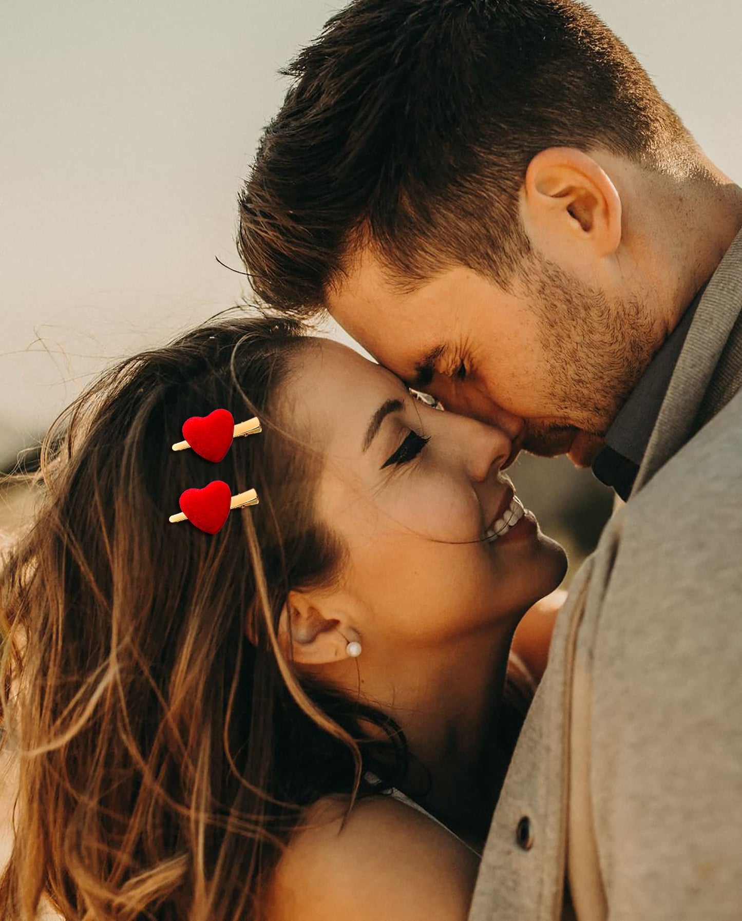 NVENF Valentine’s Day Heart Headband Sparkling Rhinestone Heart Hairbands Red Heart Hair Hoop Valentine’s Hair Accessory Wedding Birthday Party Gifts Beauty & Personal Care NVENF