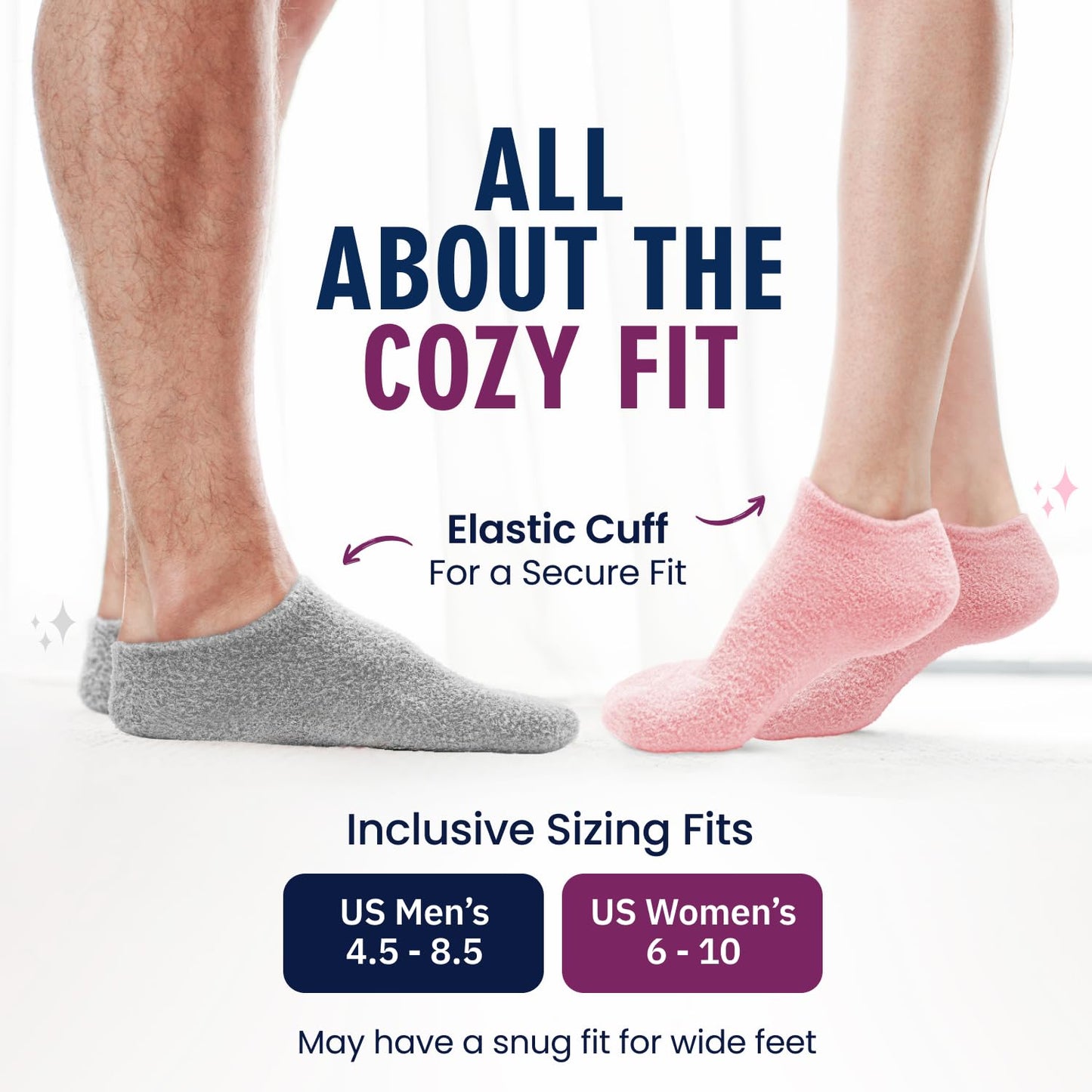 Dr. Frederick’s Original Moisturizing Gel Socks for Men & Women - Dry Feet & Cracked Heel Treatment - Full Foot Gel Lining with Mango Butter, Shea Beauty and Personal Care Dr. Frederick's Original