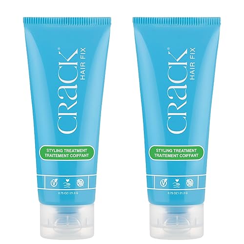 Crack HAIR FIX Trial and Travel Size Styling Creme - Multi-Tasking, Anti-Frizz, Leave-In Styling Aid With Protection from Humidity, Chlorine, Heat Beauty & Personal Care Crack