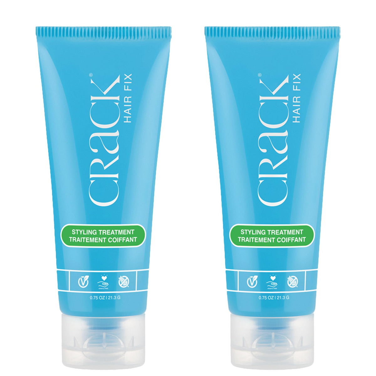 Crack HAIR FIX Trial and Travel Size Styling Creme - Multi-Tasking, Anti-Frizz, Leave-In Styling Aid With Protection from Humidity, Chlorine, Heat Beauty & Personal Care Crack