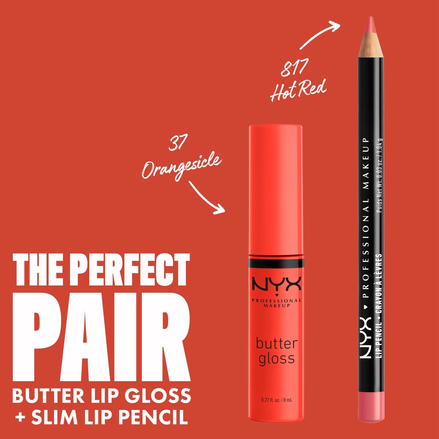 NYX PROFESSIONAL MAKEUP Butter Gloss, Non-Sticky Lip Gloss - Orangesicle (Orange) Beauty & Personal Care NYX PROFESSIONAL MAKEUP