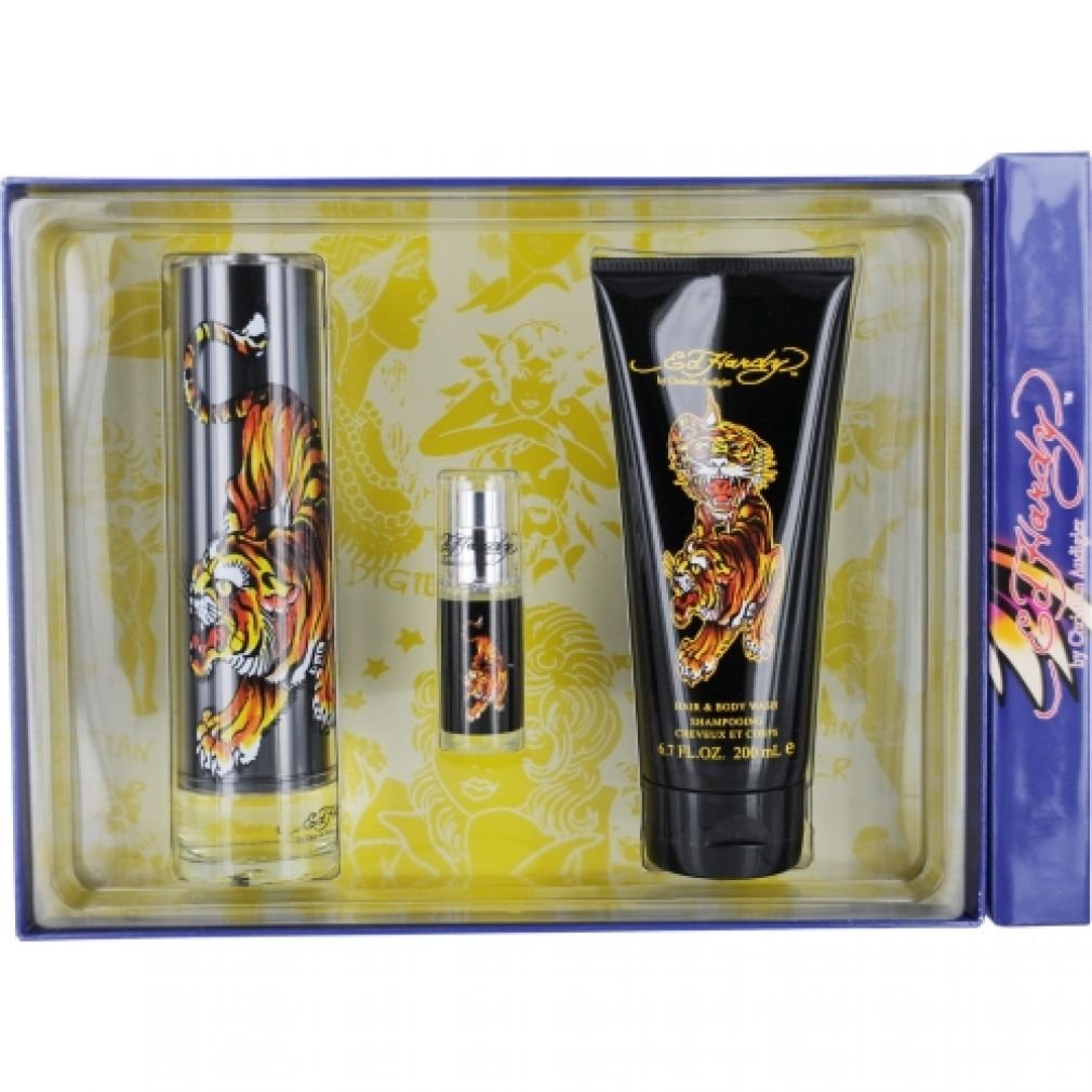 Ed Hardy Men's 3-piece Gift Set Beauty & Personal Care Christian Audigier