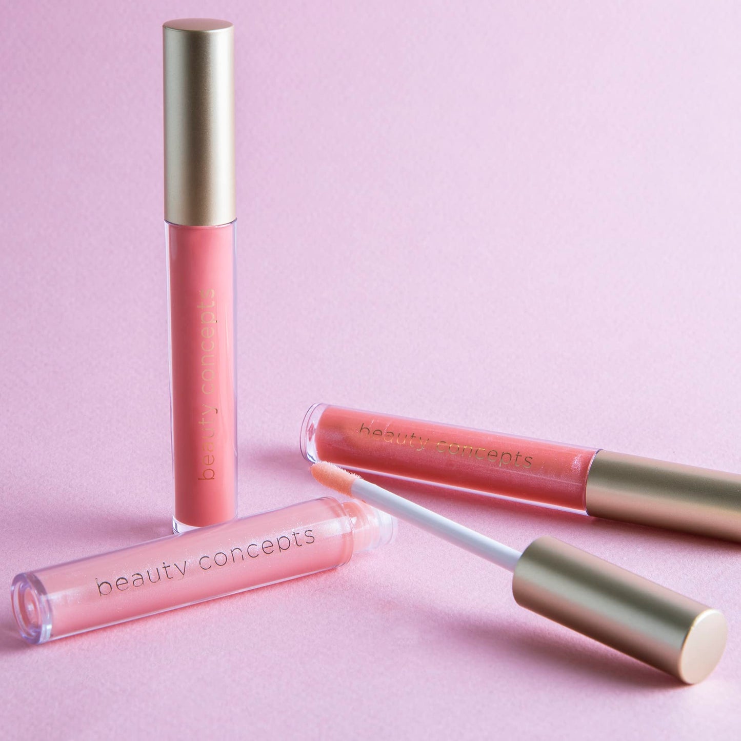 Beauty Concepts Lip Gloss Collection - Shimmering, Glossy Lip Makeup Set for a Radiant Finish, Pink Colors Collection Beauty & Personal Care B.C BEAUTY CONCEPTS