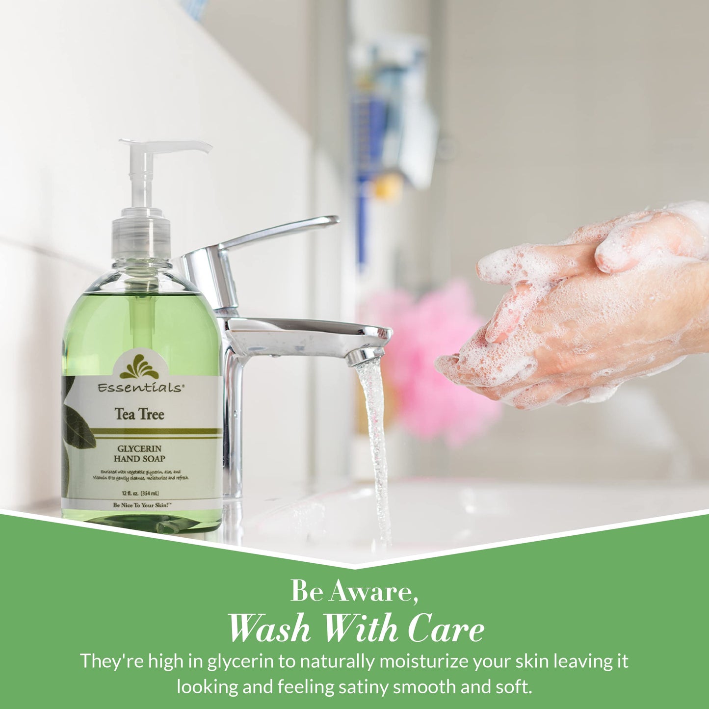 Clearly Natural Essentials Glycerin Liquid Hand Soap, Tea Tree, 3-Fluid Ounce, Pack of 3 Beauty & Personal Care Clearly Natural