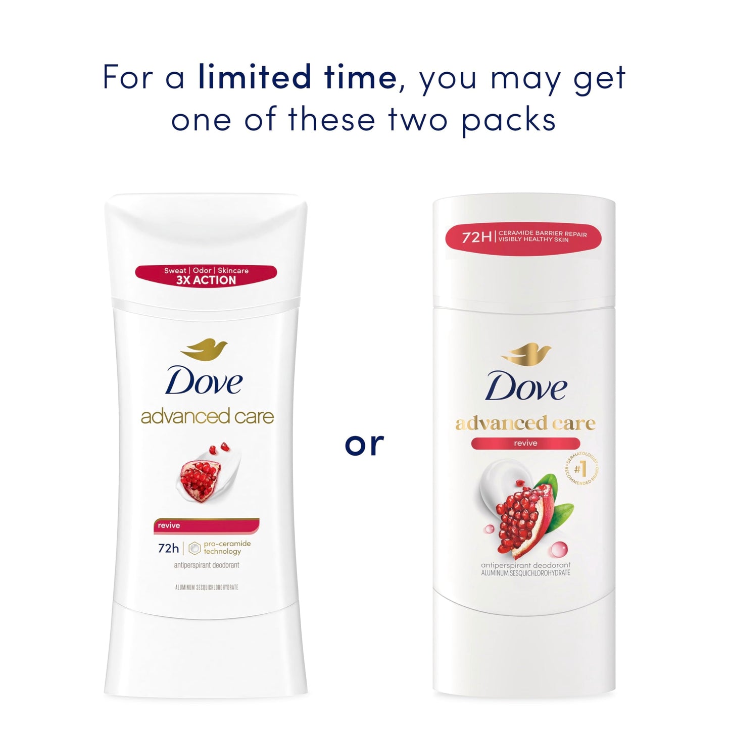 Dove Advanced Care Antiperspirant Deodorant for Women, 72H Sweat & Odor Protection, Pro-Ceramide Technology, Kind to Skin, Alochol Free, Scent Beauty and Personal Care Dove