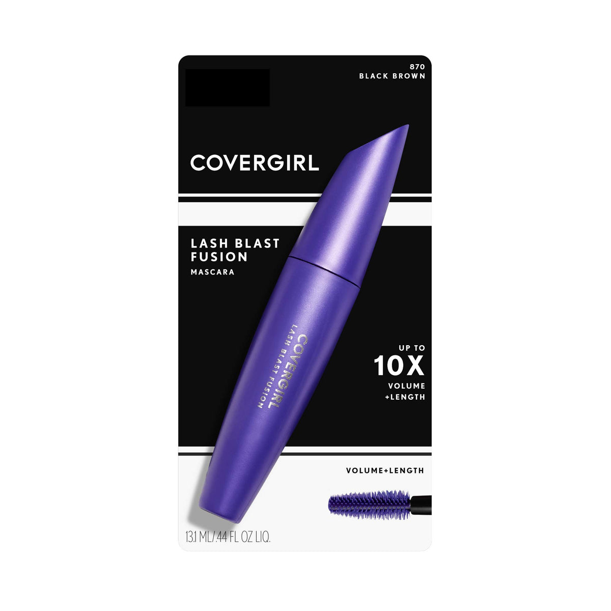 CoverGirl LashblastFusion Mascara, Black Brown 870