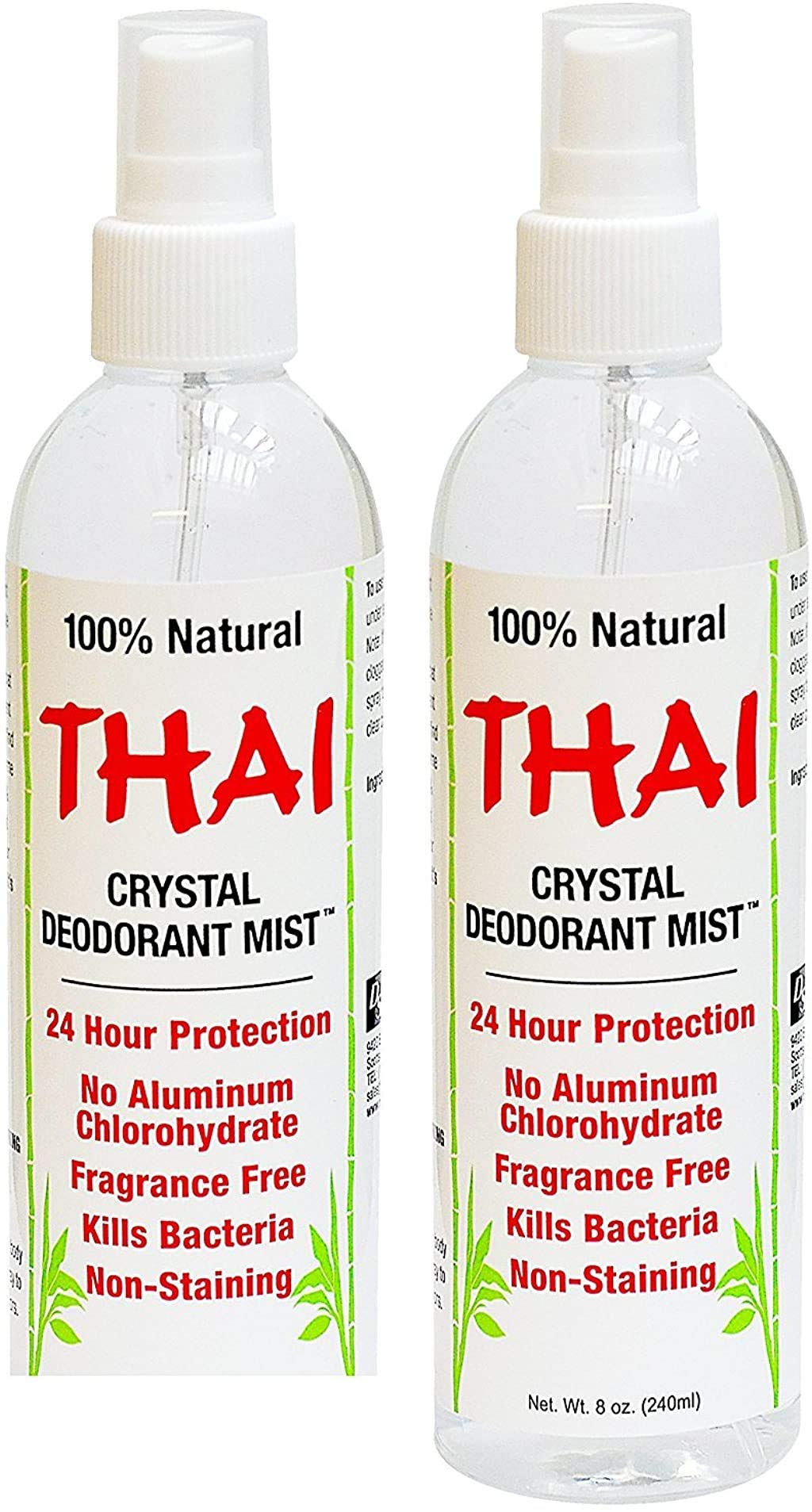 Deodorant Stone Crystal Mist Natural Deodorant Spray 8 oz. Bundle, Pack of 4 Beauty and Personal Care Thai Deodorant Stone