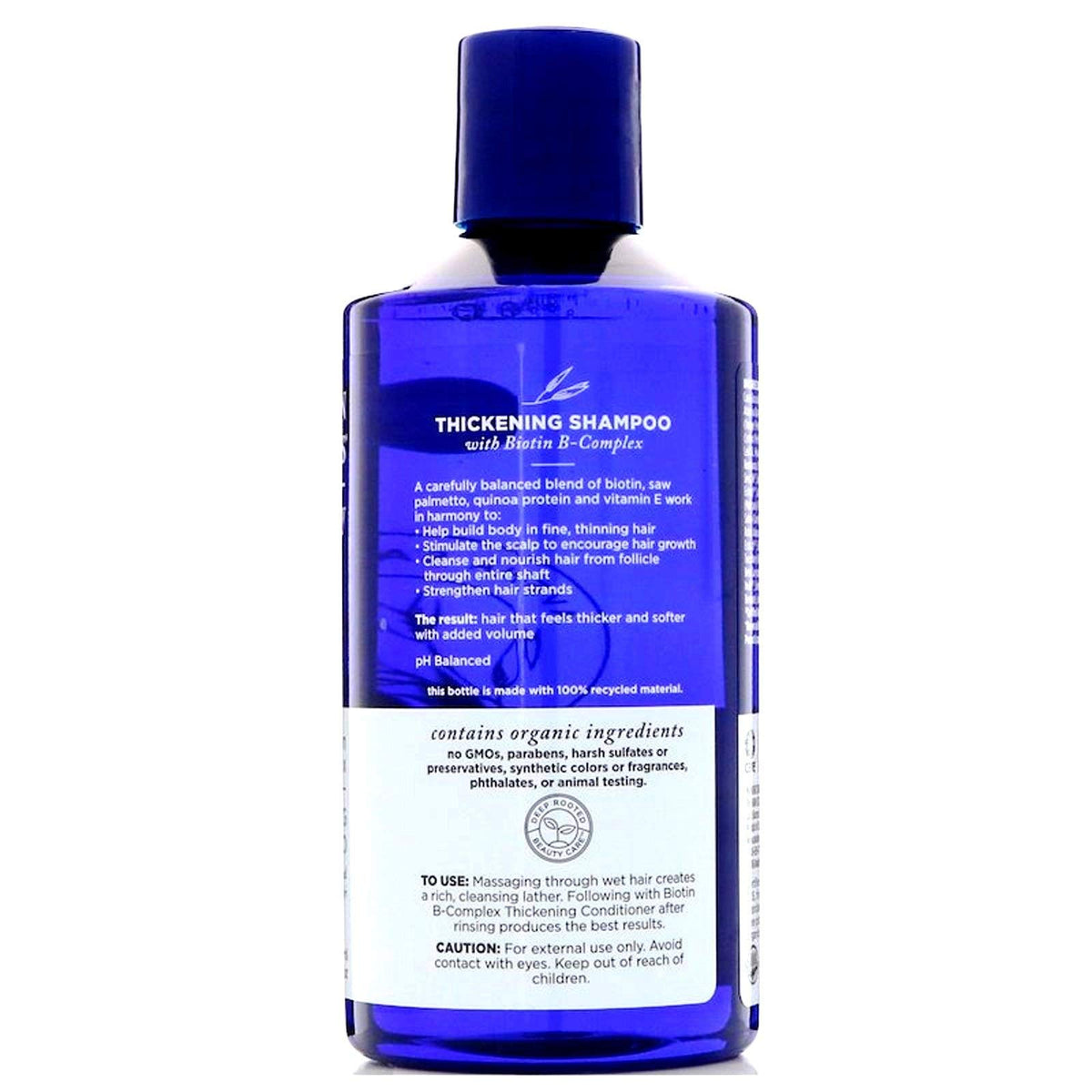 Avalon Organics, Thickening Shampoo, Biotin B-Complex Therapy, 14 fl oz (414 ml)