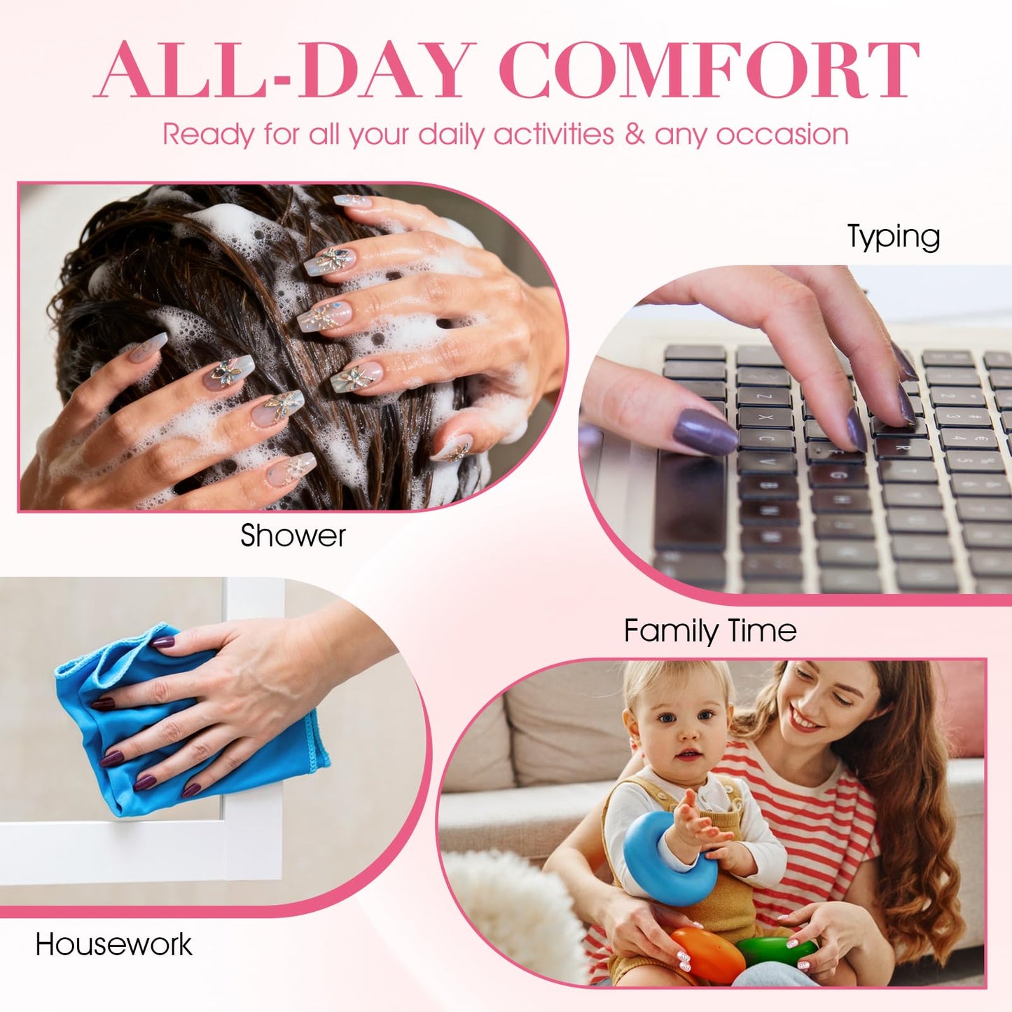 480pcs Strong Hold Nail Adhesive Tabs for Press On Nails -20 Sheets 480pcs 12 Sizes Nail Glue Tabs, 0.3mm Ultra Thin Waterproof Breathable Nail Glue Beauty and Personal Care TiddieBair
