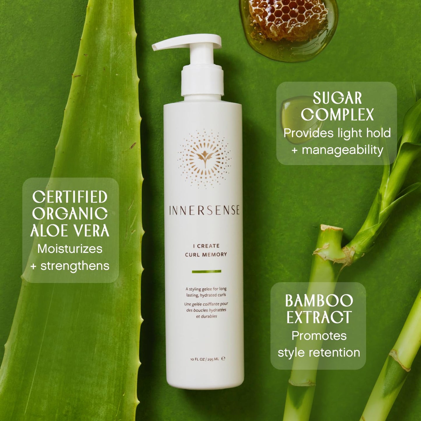 INNERSENSE Organic Beauty - I Create Curl Memory Gel | Non-Toxic, Cruelty-Free Haircare (10 oz | 295 ml) Beauty & Personal Care INNERSENSE