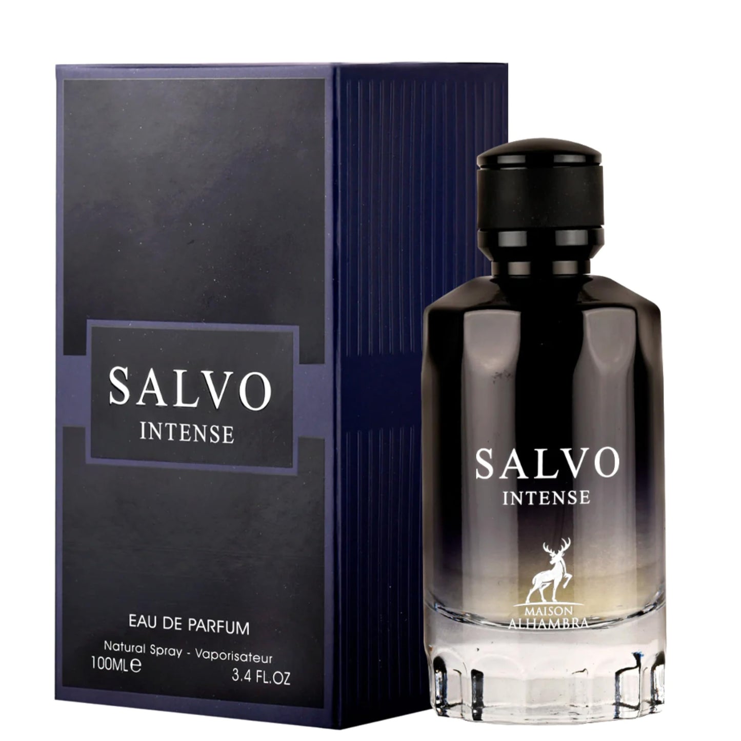 Salvo Intense by Maison Alhambra for Men - 3.4 oz EDP Spray Beauty & Personal Care Maison Alhambra