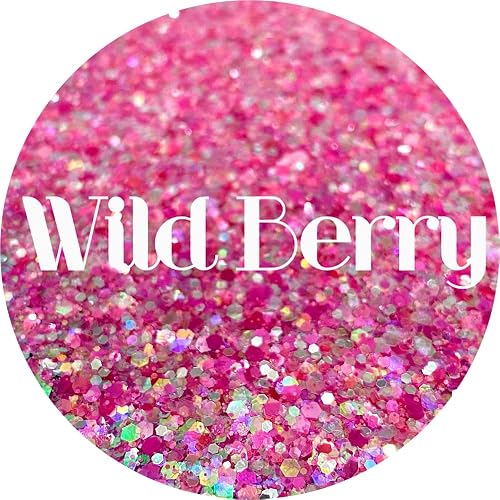 Pink Polyester Glitter | Craft Glitter | Glitter for Arts & Crafts | Tumblers | Cosmetics | Nails | Epoxy Resin Art | Slime | DIY | Body Glitter | 1 Beauty & Personal Care Glitter Heart Co.
