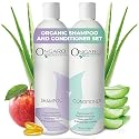 Ongaro Beauty Sulfate-Free Organic Shampoo and Conditioner Set for Women and Men, Hair Care with Aloe Vera - Cruelty-Free, Non-Toxic, Nourishing Beauty & Personal Care Ongaro Beauty