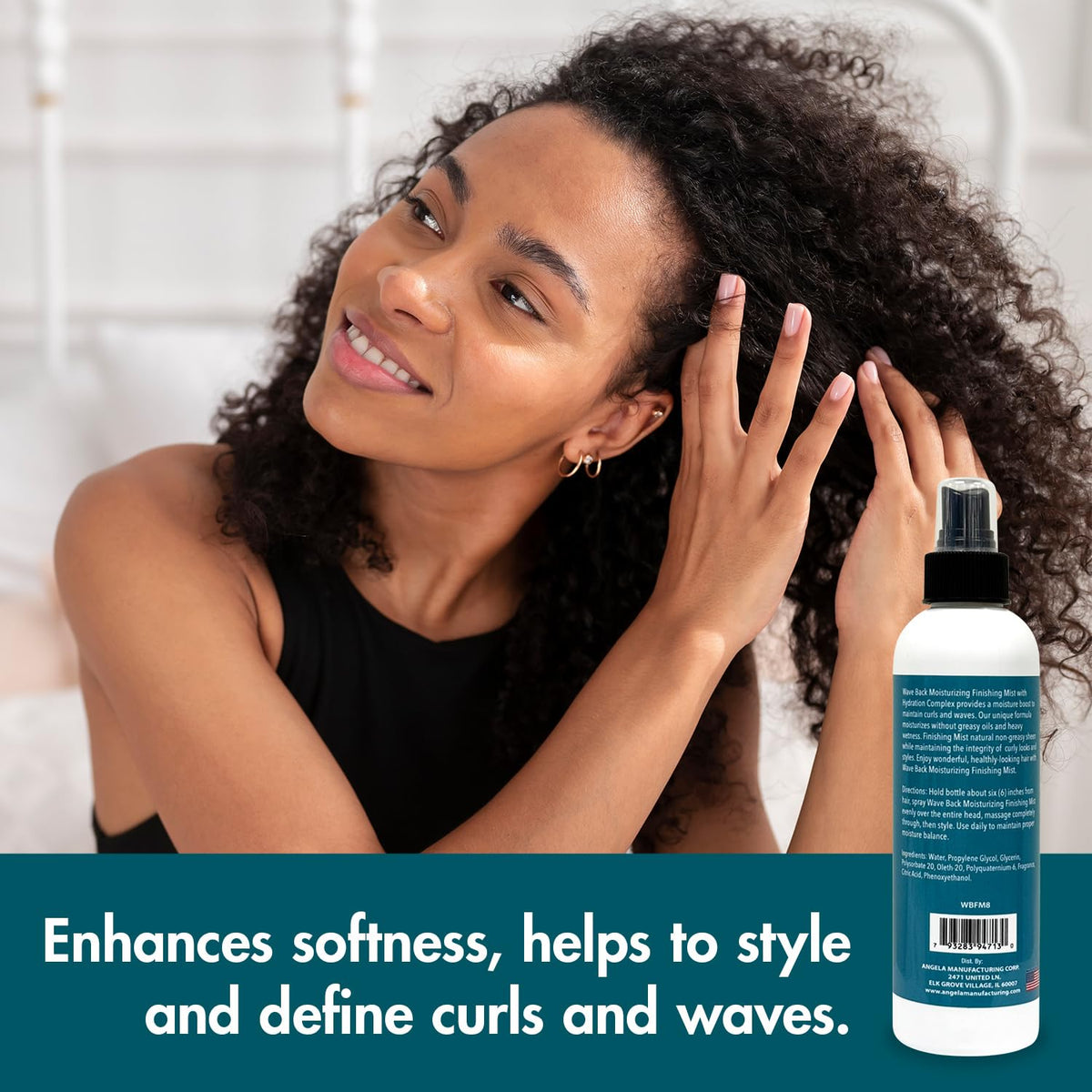 STAR CARE Wave Back Moisturizing Finishing Curl Enhancing Mist Lightweight Hydrating Finishing Spray for Curly & Wavy Hair Frizz Control & Shine Beauty & Personal Care STAR CARE