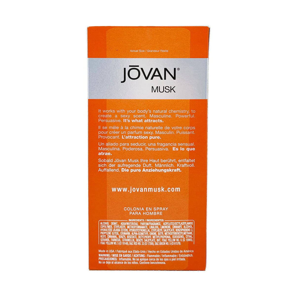 Jovan Musk - For Men - Cologne Spray - 3 Fl Oz Beauty & Personal Care Jovan