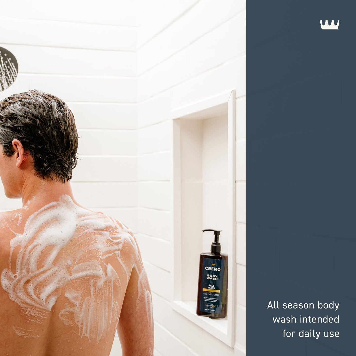 Cremo Rich-Lathering Palo Santo Body Wash for Men, 32 Fl Oz Beauty & Personal Care Cremo