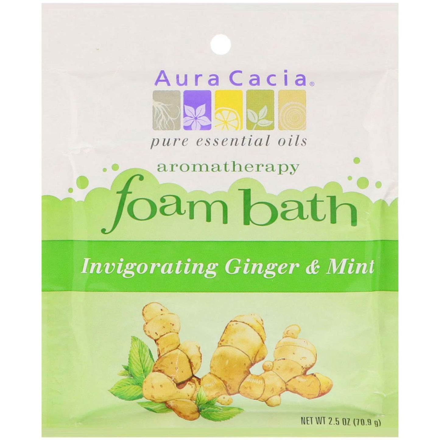 A/C Foam Bath Gingr Mnt Size 2.5z Beauty and Personal Care Aura Cacia
