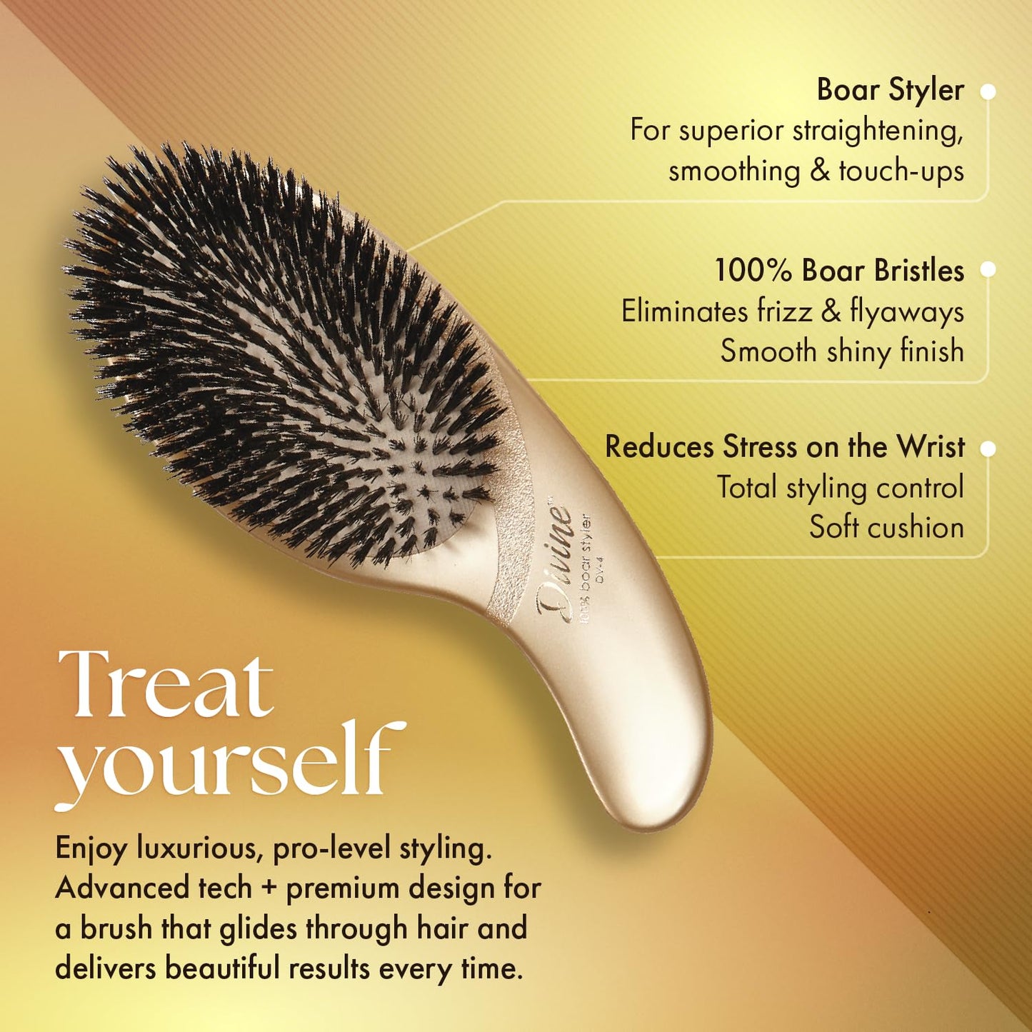 Olivia Garden Divine Revolutionary Ergonomic Design Hair Brush Beauty & Personal Care Olivia Garden