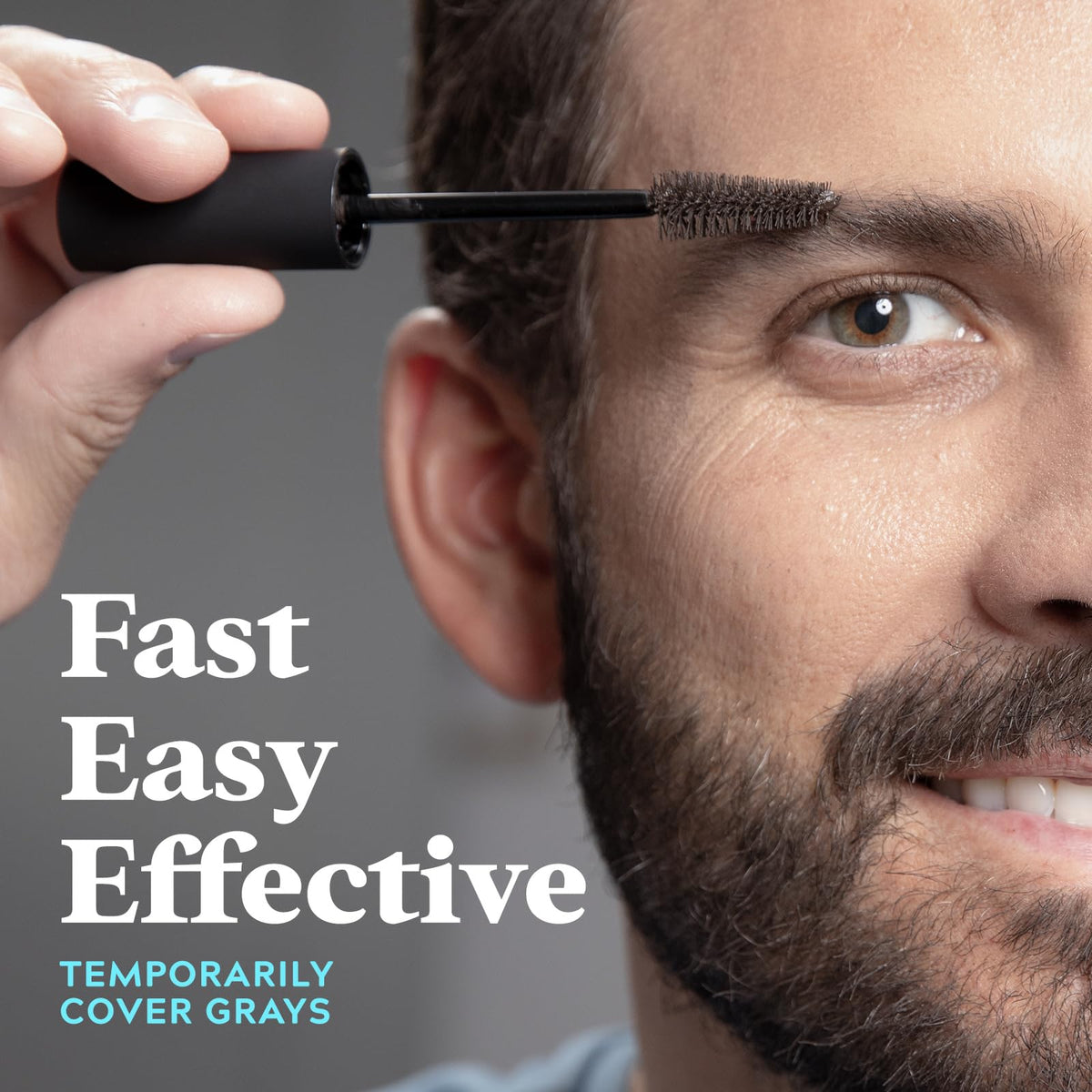 JUST FOR MEN 1-Day Beard & Brow Color, Temporary Color, Darkest Brown/Black