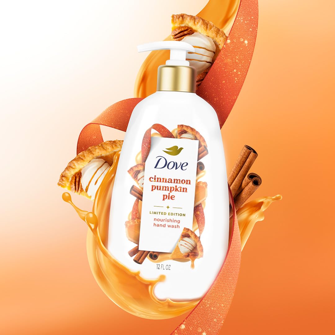 Dove Limited Edition Holiday Treats Liquid Hand Wash for Deep Nourishment Cinnamon Pumpkin Pie 12 oz Beauty & Personal Care Dove