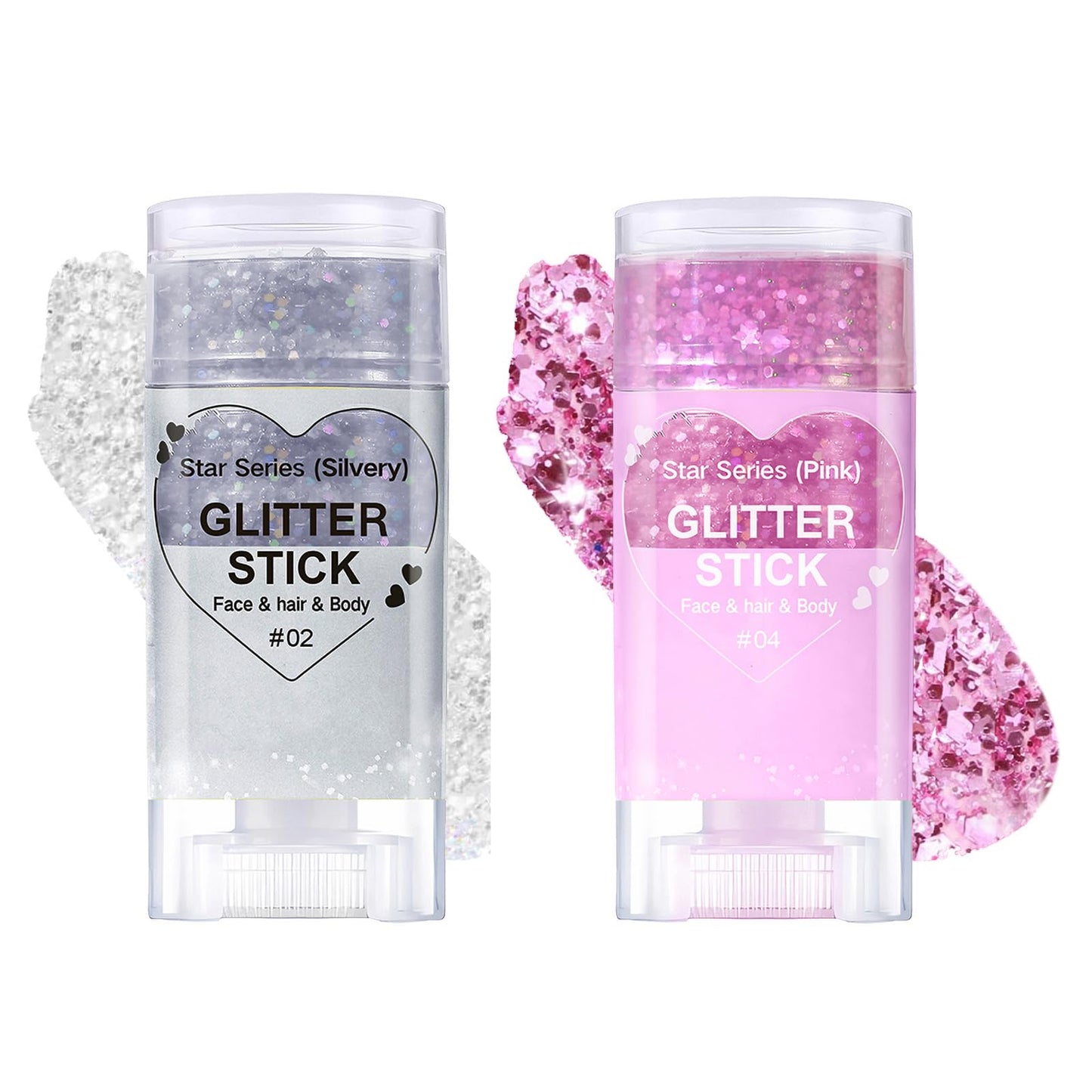 Body Glitter Stick,Mardi Gras Accessories,Sparkling Face Hair Glitter,Mermaid Sequins Chunky Glitter Face Paint,Singer Concert Outfit Festival Rave Beauty & Personal Care MINXUEYEN