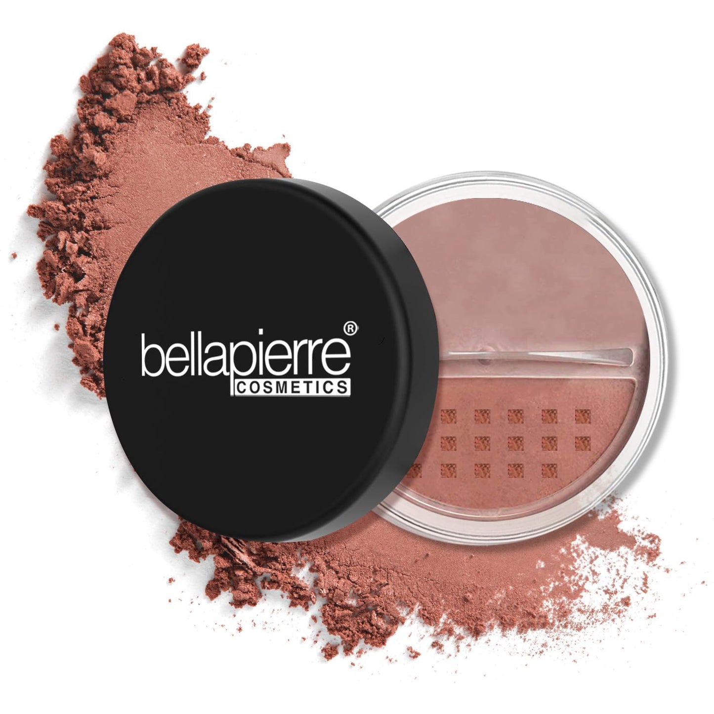 Bellapierre Mineral Blush - Loose Powder Blush, Lightweight Cheek Color, Warm Dewy Finish, Talc-Free, Hypoallergenic & Non-Toxic - 0.3 oz - Amaretto Beauty & Personal Care bellapierre