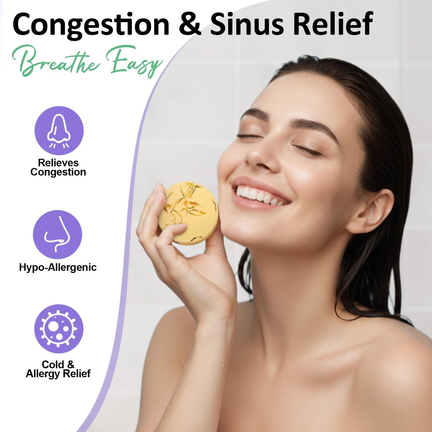 Shower Steamers Aromatherapy Birthday Gifts for Women - 8 Pack Shower Bombs with Natural Essential Oils, Self Care Relaxation Home Spa Gifts for Mom Beauty and Personal Care RUSEMLE