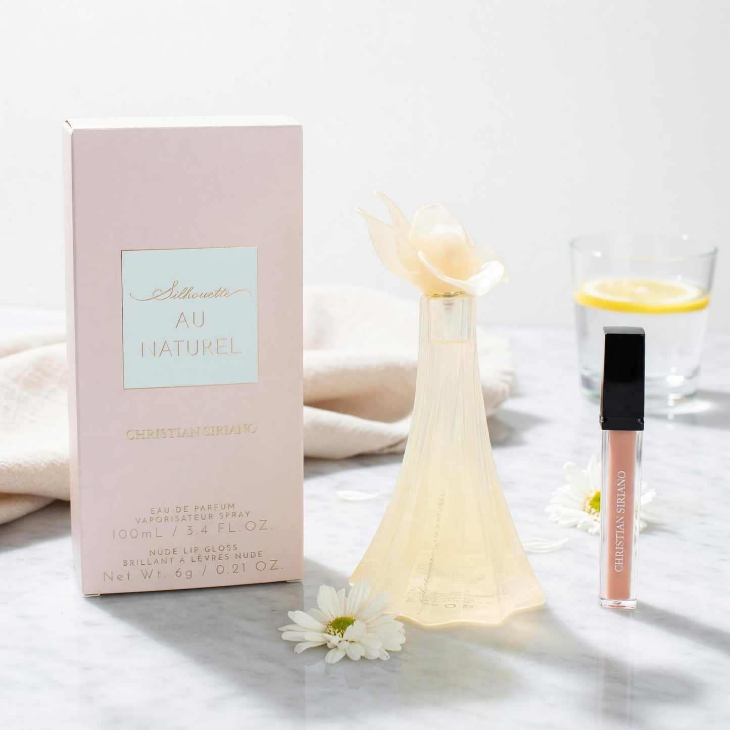 Christian Siriano Silhouette Au Naturel, 3.4oz EDP Spray Women with Lip Gloss Beauty & Personal Care Christian Siriano