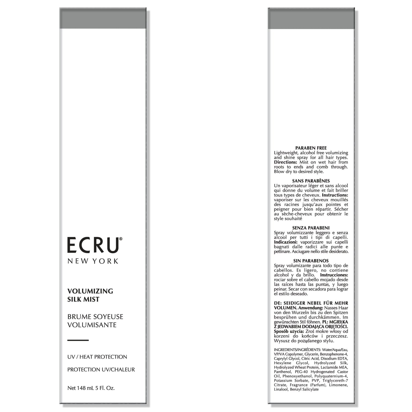 ECRU New York Volumizing Silk Mist, Texturizing Spray, Hair Shine Spray, Volumizing Hair Products, 5oz Beauty & Personal Care Ecru New York