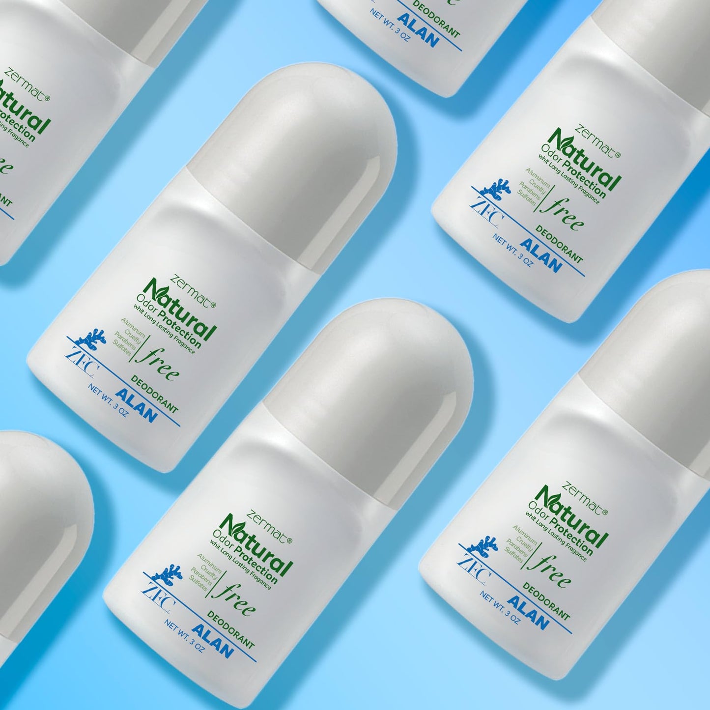 Zermat Zentimento Alan, Natural Roll-On Deodorant, 3 Oz. Beauty and Personal Care Zermat