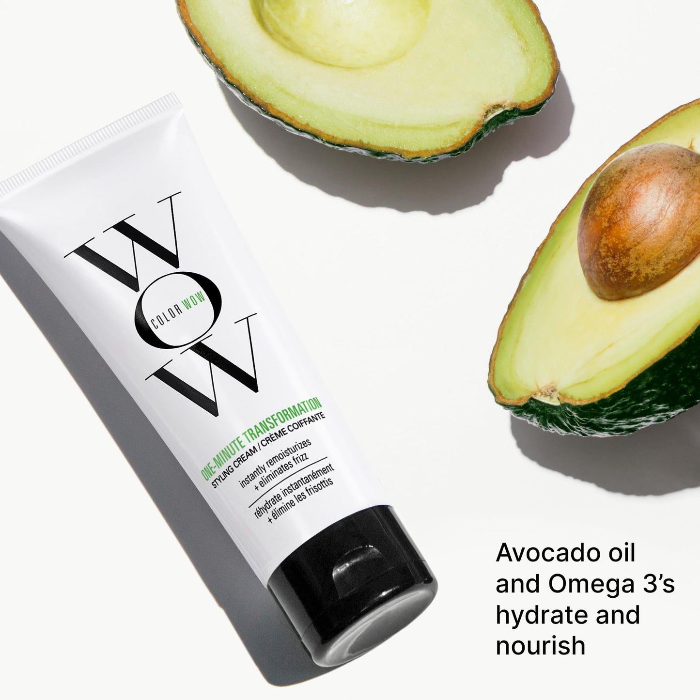 COLOR WOW One Minute Transformation - Instant frizz fix| Nourishing styling cream smooths, tames + defrizzes on the spot, Avocado oil + Omega 3’s Beauty & Personal Care COLOR WOW