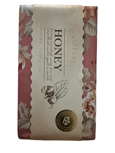 Castelbel Honey Soap Bars (3x 7oz) - Floral Design Packaging, Natural Ingredients Beauty & Personal Care Castelbel